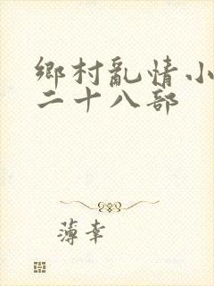 乡村乱情小说第二十八部