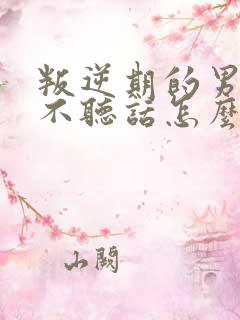 叛逆期的男孩子不听话怎么去沟通
