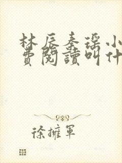 林辰秦瑶小说免费阅读叫什么
