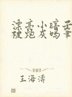 漂亮小瞎子也要被炮灰吗笔趣阁