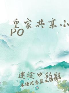 皇家共享小公主PO