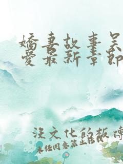 娇妻故事吴勇小爱最新章节
