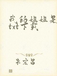 我的姐姐是美女txt下载