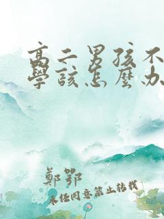 高二男孩不想上学该怎么办