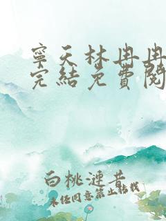 宁天林冉冉全文完结免费阅读