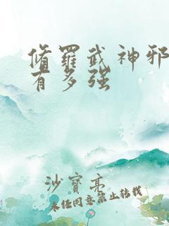 修罗武神邪神剑有多强