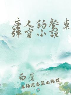 唐人的餐桌 无弹窗小说