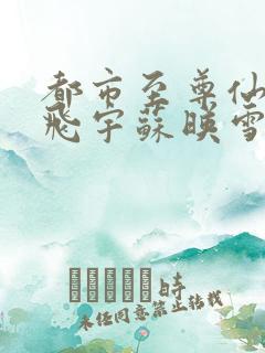 都市至尊仙医陈飞宇苏映雪全集
