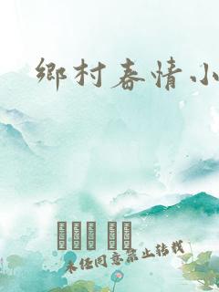 乡村春情小说