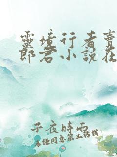 灵境行者卖报小郎君小说在线阅读全文