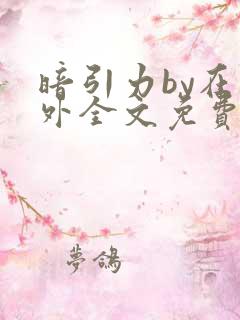 暗引力by在言外全文免费阅读笔趣阁