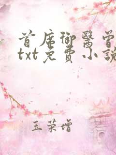首席御医曾毅 txt免费小说