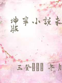 坤宁小说未删减版