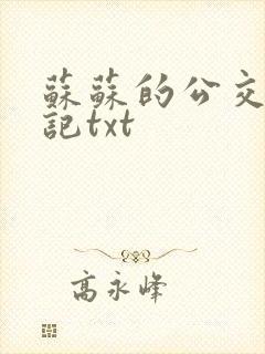 苏苏的公交车日记txt