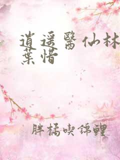 逍遥医仙林凡和叶惜