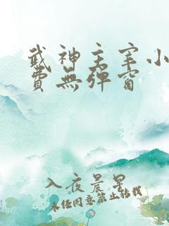 武神主宰小说免费无弹窗