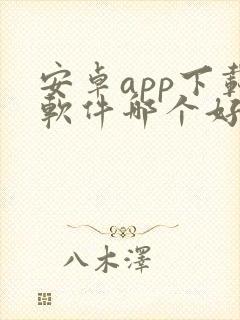 安卓app下载软件哪个好