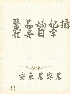 医品嫡妃摄政王宠妻日常