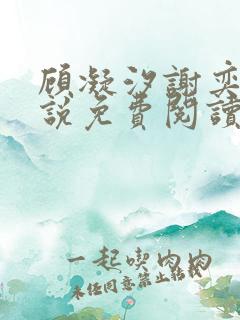 顾凝汐谢奕承小说免费阅读最新章节