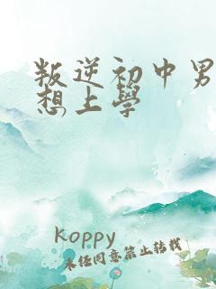 叛逆初中男孩不想上学