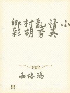 乡村乱情小雷小彩胡秀英