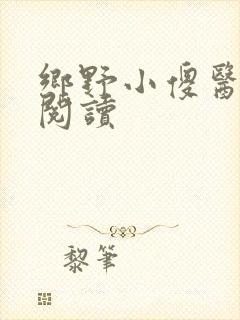 乡野小傻医免费阅读