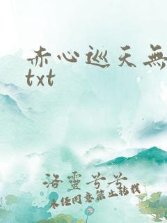 赤心巡天无错版txt