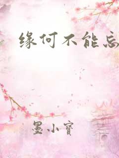 缘何不能忘记你