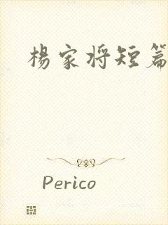 杨家将短篇小说