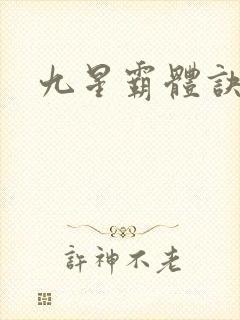 九星霸体诀等级