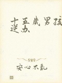 十五岁男孩的叛逆办