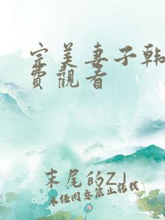 完美妻子韩剧免费观看