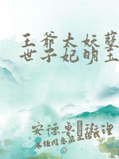 王爷太妖孽绝宠世子妃明玉珑