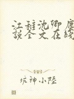 江稚沈卿尘的小说全文在线阅读无弹窗