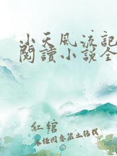 小天风流记免费阅读小说全文