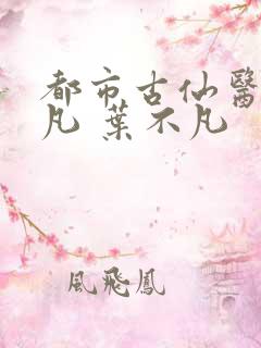 都市古仙医叶不凡 叶不凡