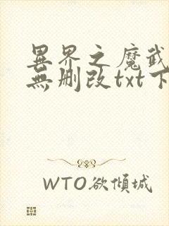 异界之魔武流氓无删改txt下载