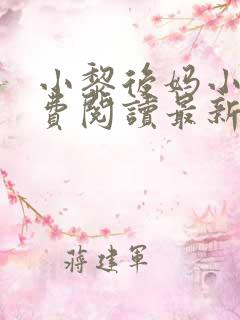 小黎后妈小说免费阅读最新章节更新