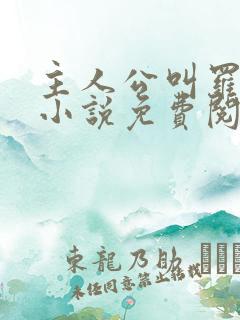 主人公叫罗铮的小说免费阅读笔趣阁