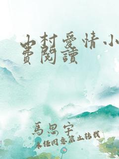山村爱情小说免费阅读