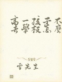 高一孩子不愿意去学校怎么办