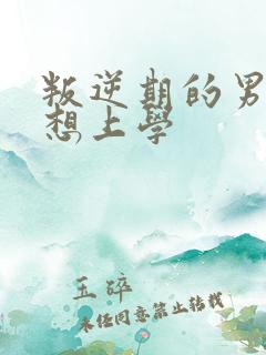 叛逆期的男孩不想上学