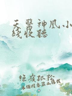 天医神凰小说在线收听