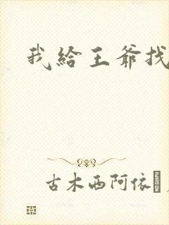 我给王爷找小三