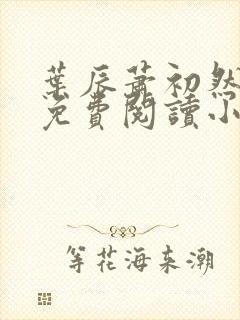 叶辰萧初然全文免费阅读小说萧
