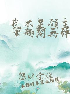 我不是领主小说笔趣阁无弹窗