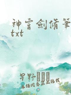 神霄剑修笔趣阁txt