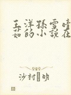 王洋孙雪晴杨美茹的小说在线阅读