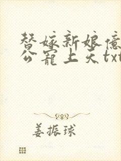 替嫁新娘亿万老公宠上天txt下载