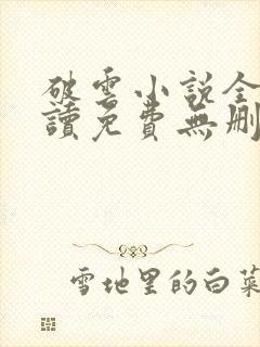 破云小说全文阅读免费无删减